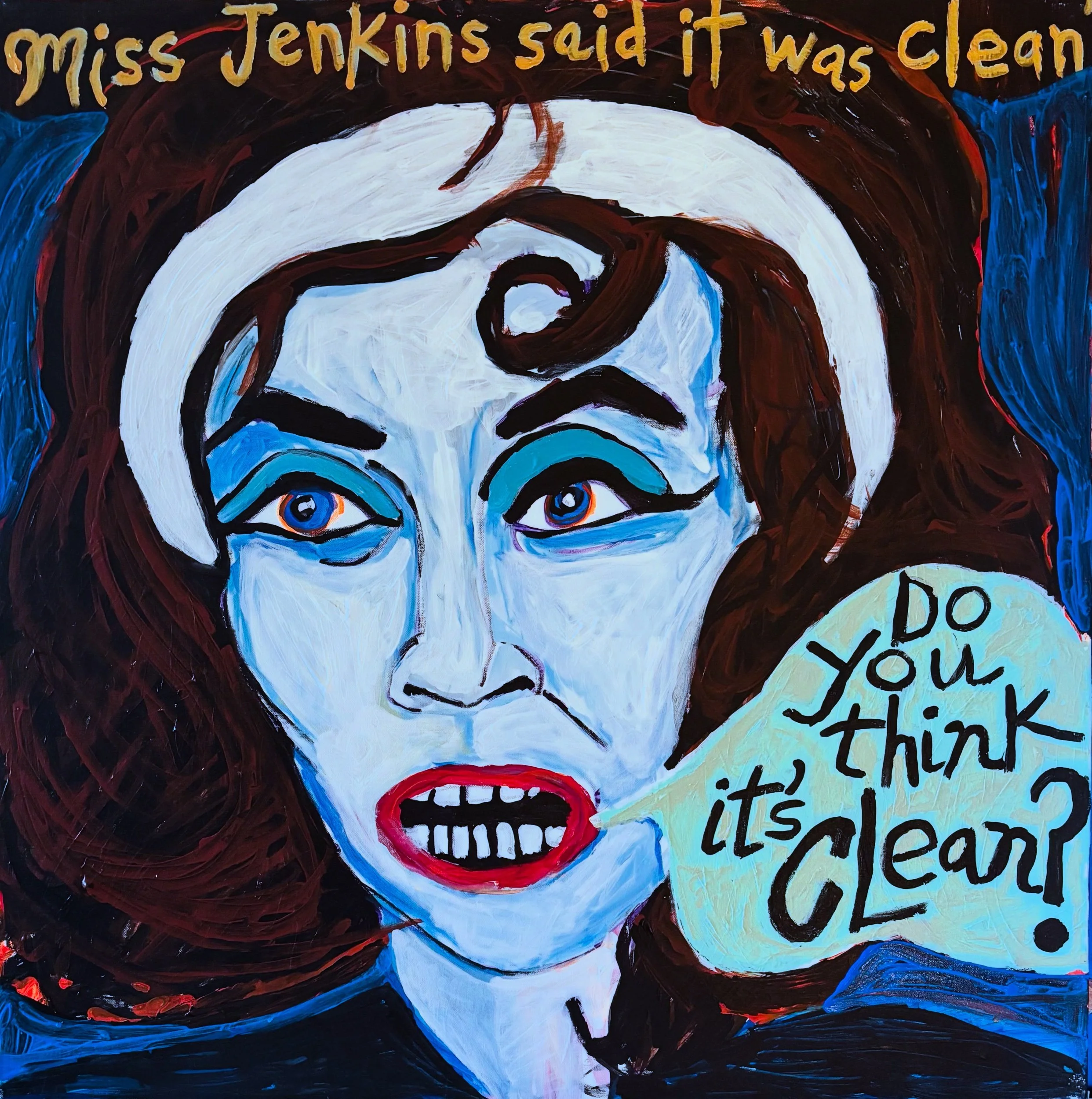 Mommie Dearest / 36x36in / acrylic on canvas 