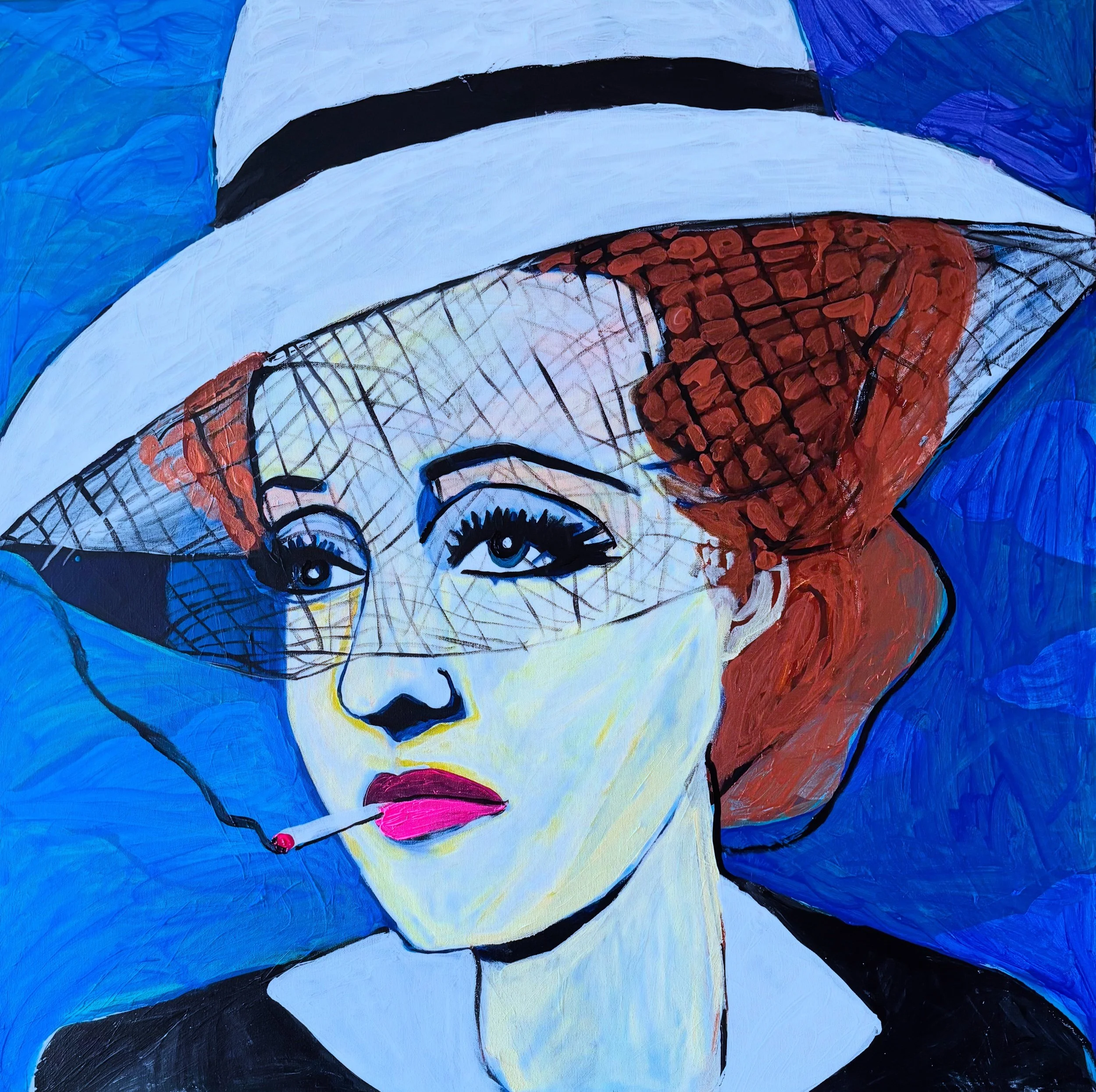 Bette Davis / Now, Voyager/ 36x36in 