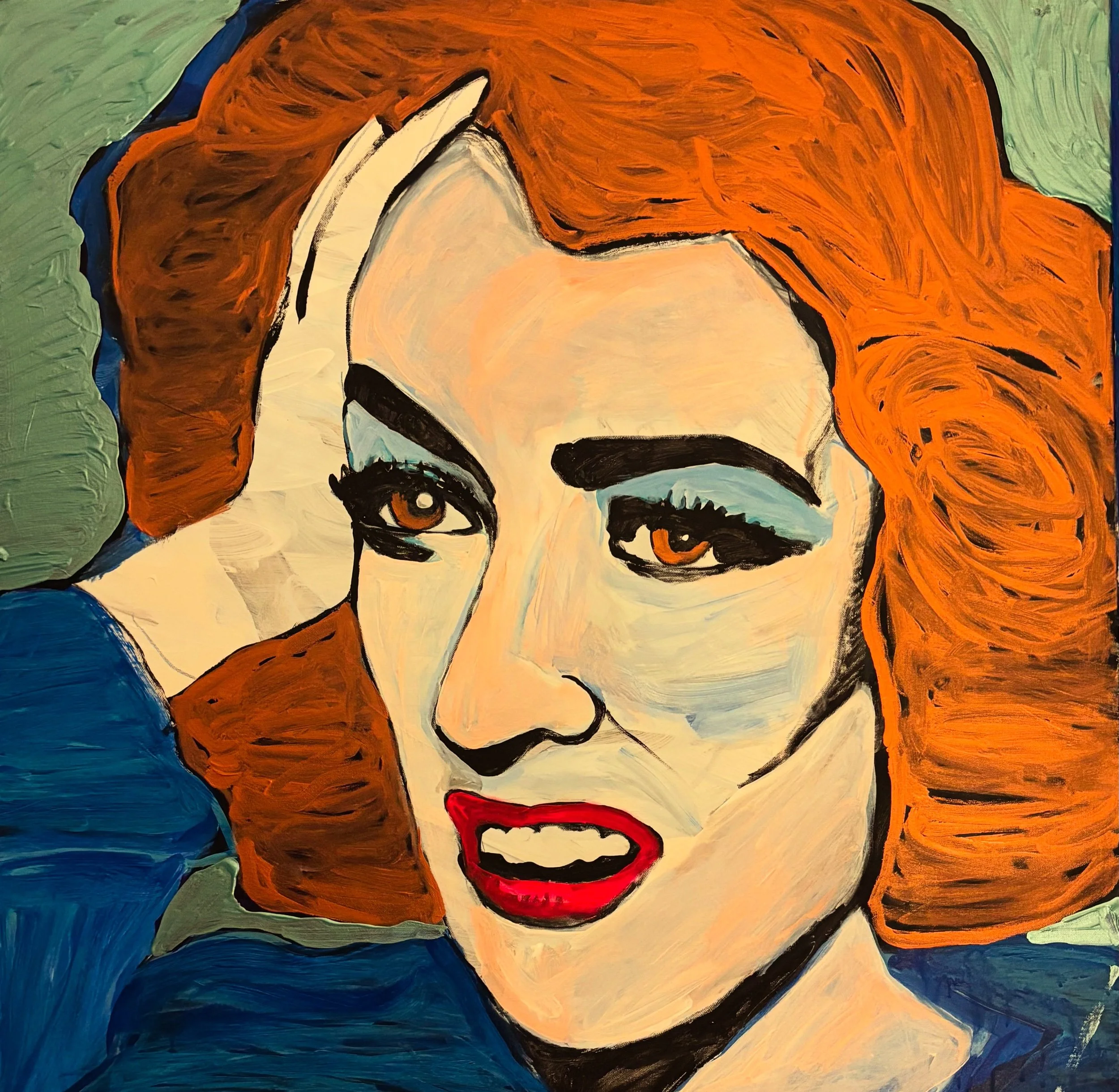 Joan Crawford/ Possessed / 36x36in 
