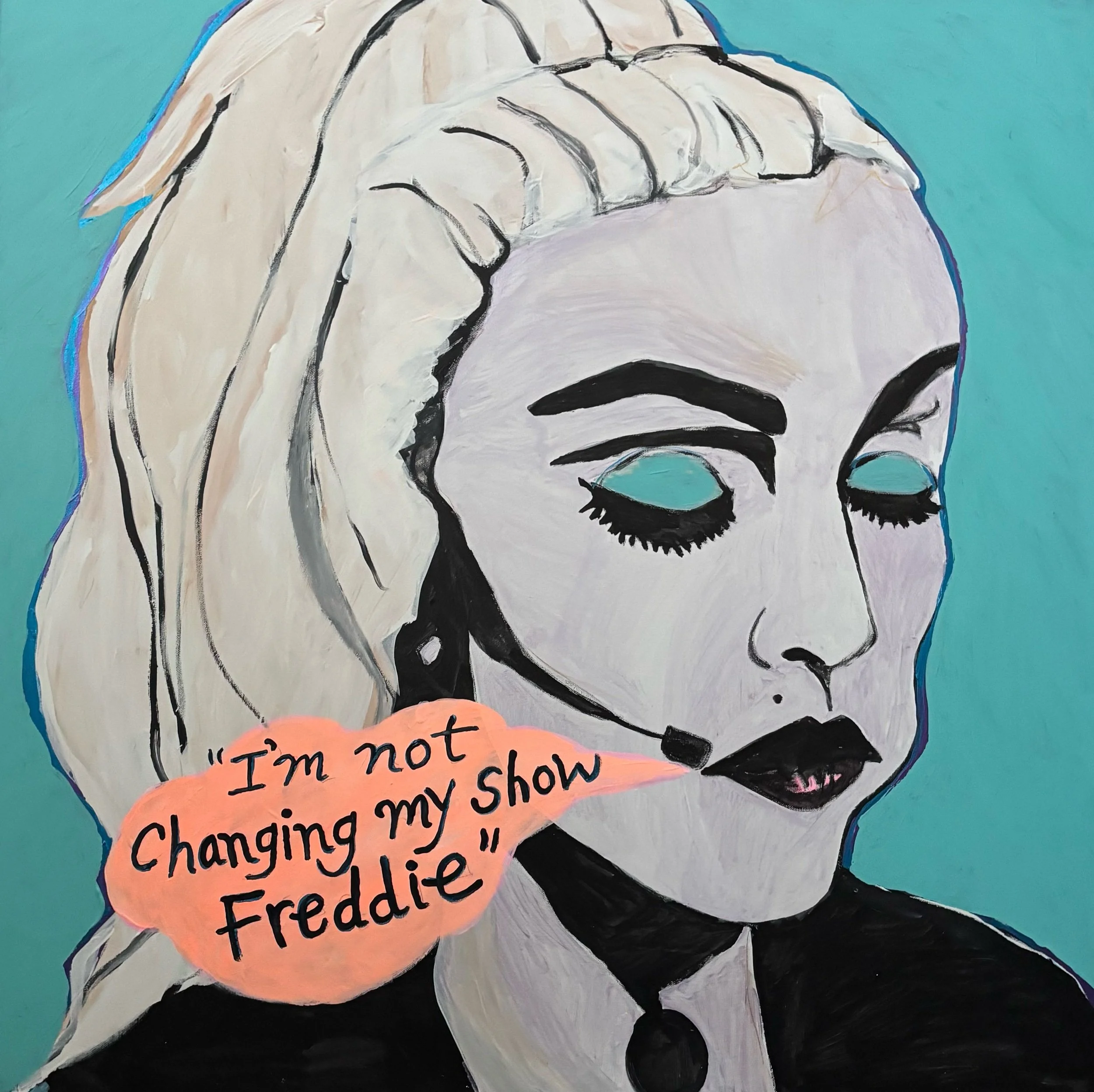 Madonna/ 36x36in / acrylic on canvas 