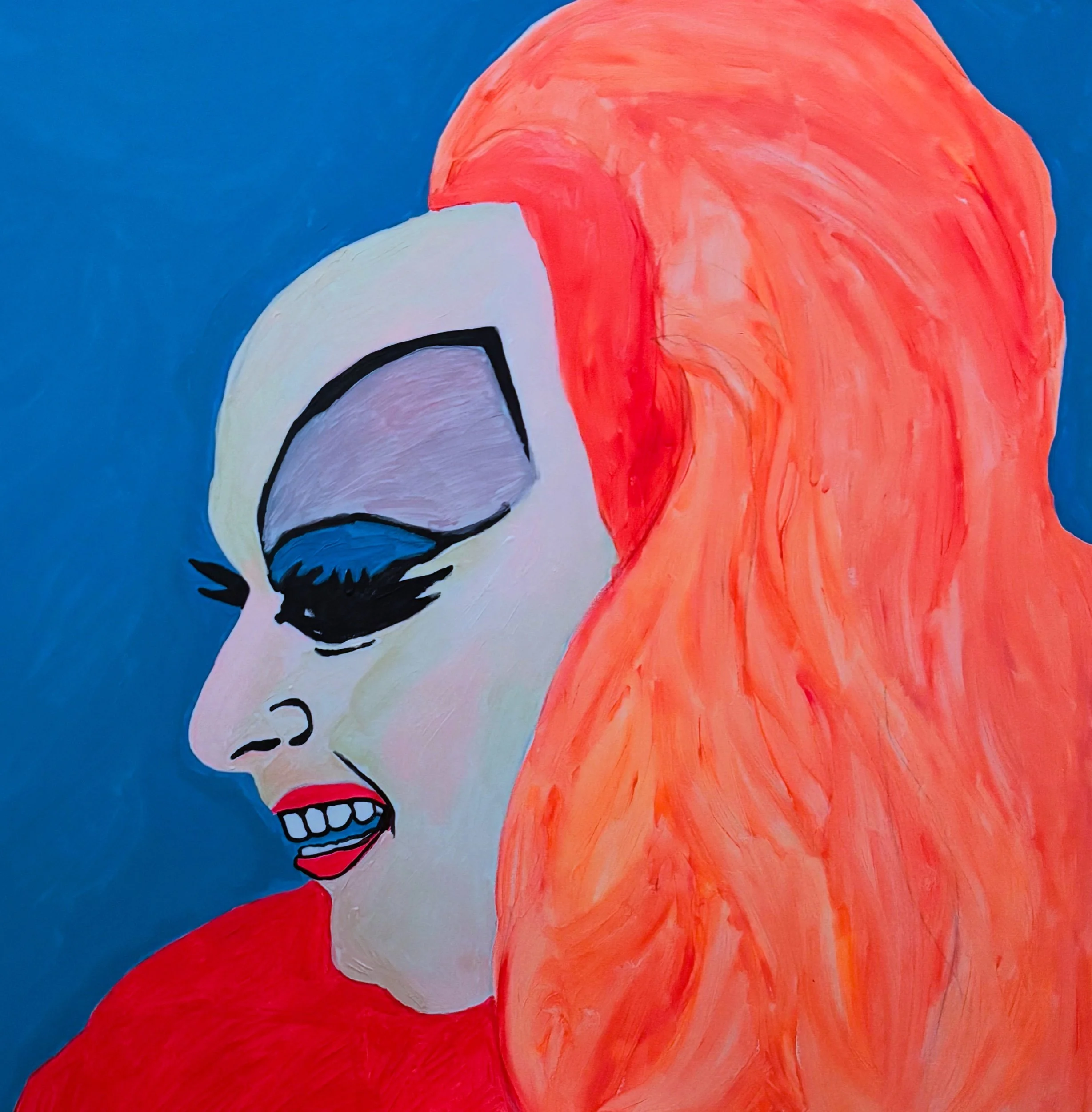 Divine / 36x36in / acrylic on canvas 