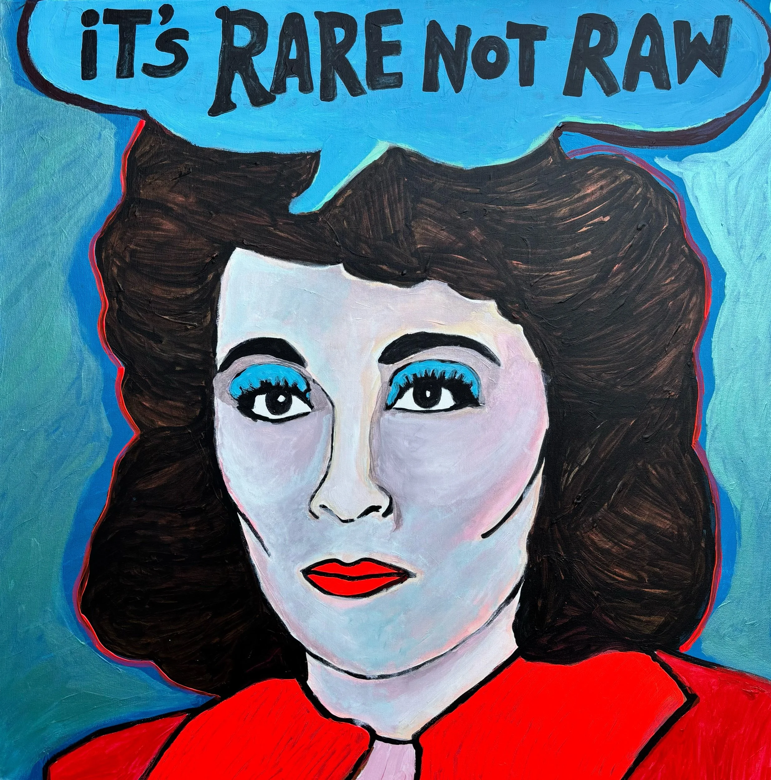Mommie Dearest / 36x36in / acrylic on canvas 