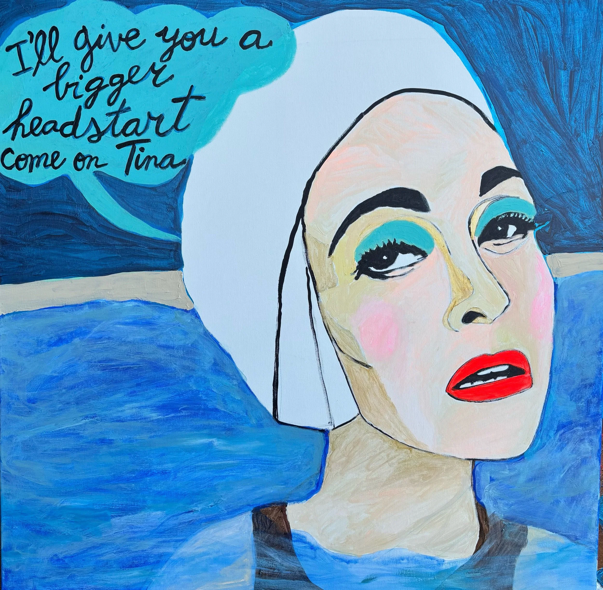 Mommie Dearest / 36x36in / acrylic on canvas 