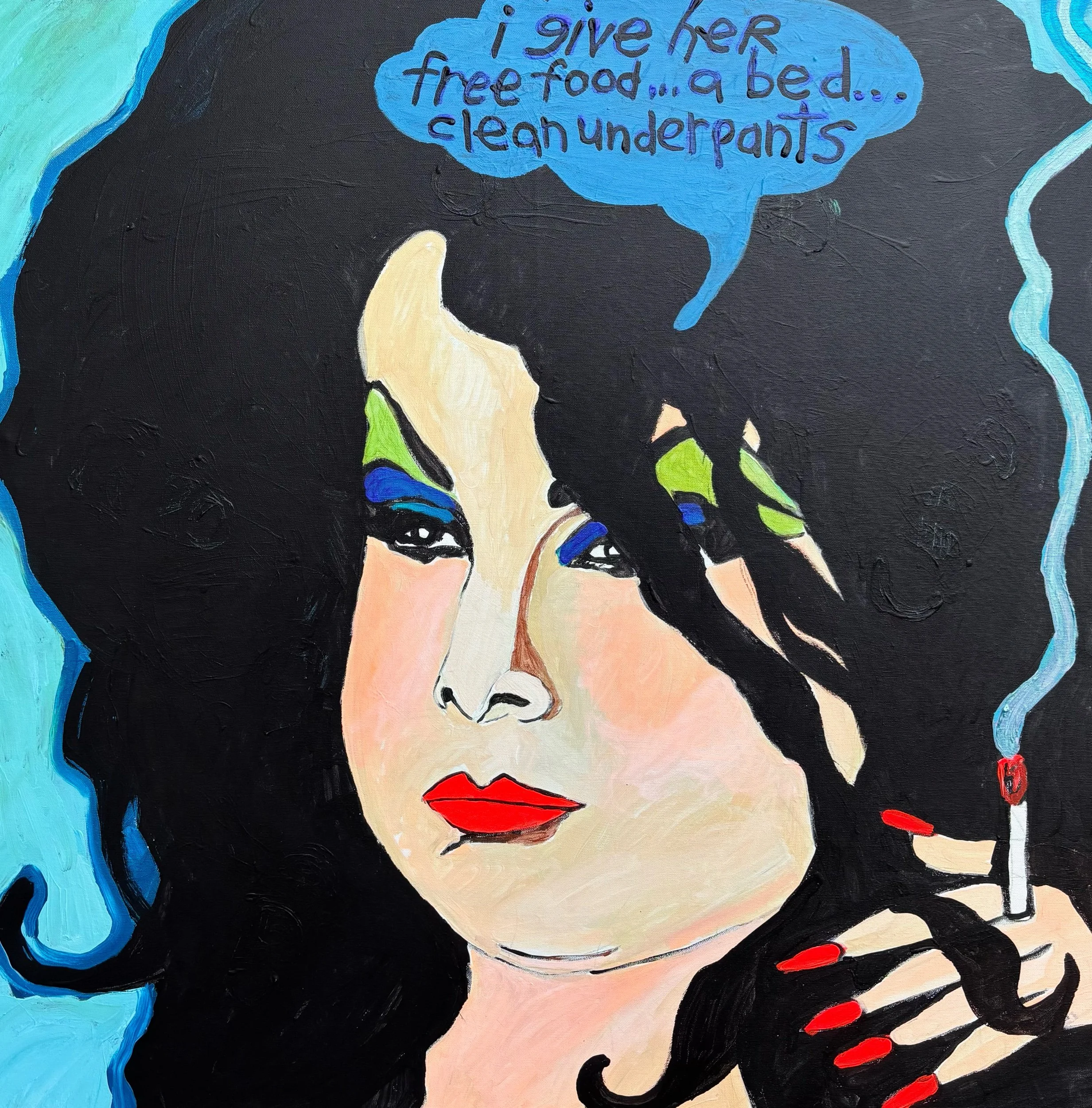 Divine / Dawn Davenport/ 36x36in / acrylic on canvas 