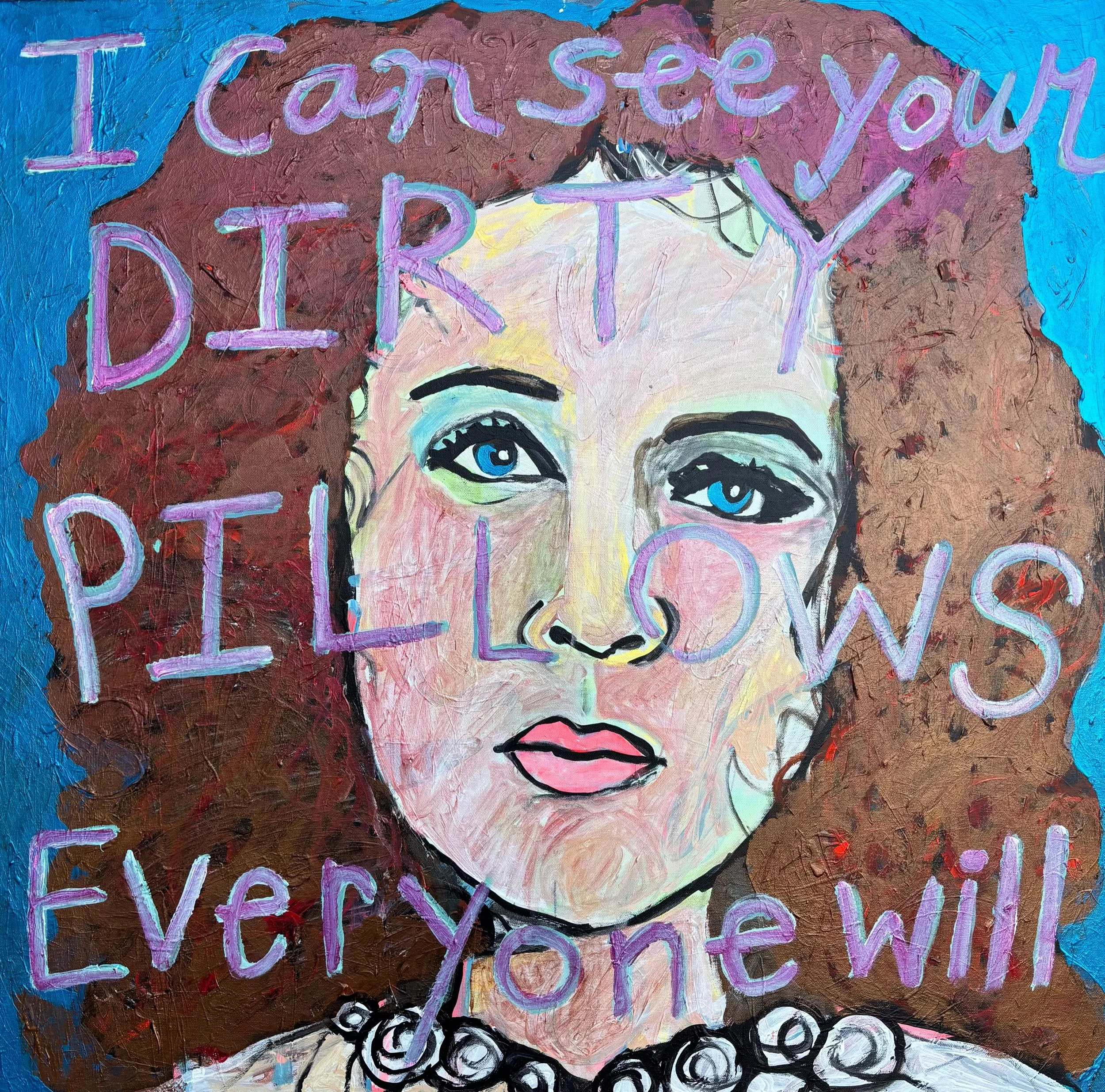 Piper Laurie / Margaret White / 36x36in / acrylic on canvas 