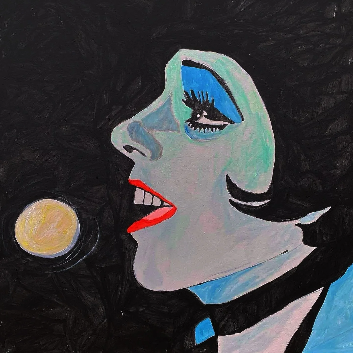 Liza / 36x36in / acrylic on canvas 