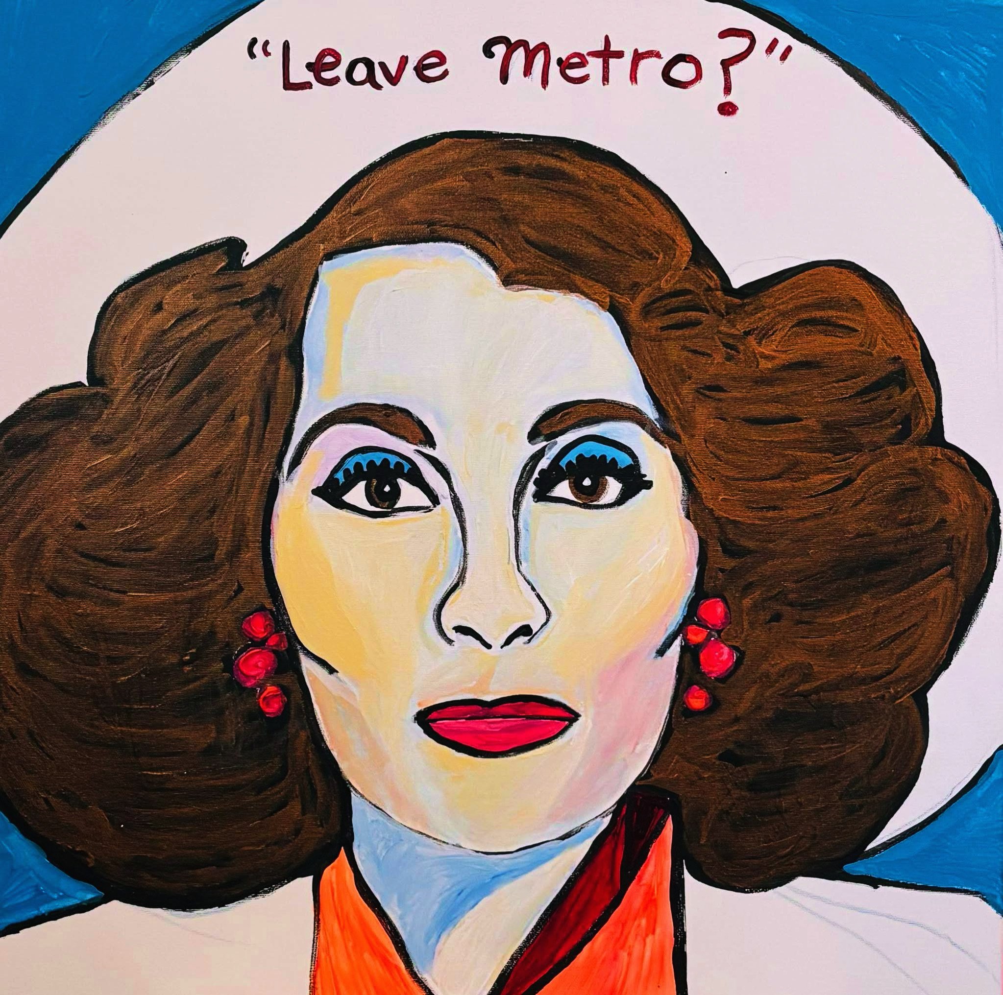 Mommie Dearest 36x36in / acrylic on canvas 