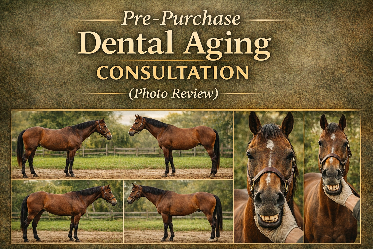 Same Day  Pre-Purchase Dental Aging Consultation (Photo Review)