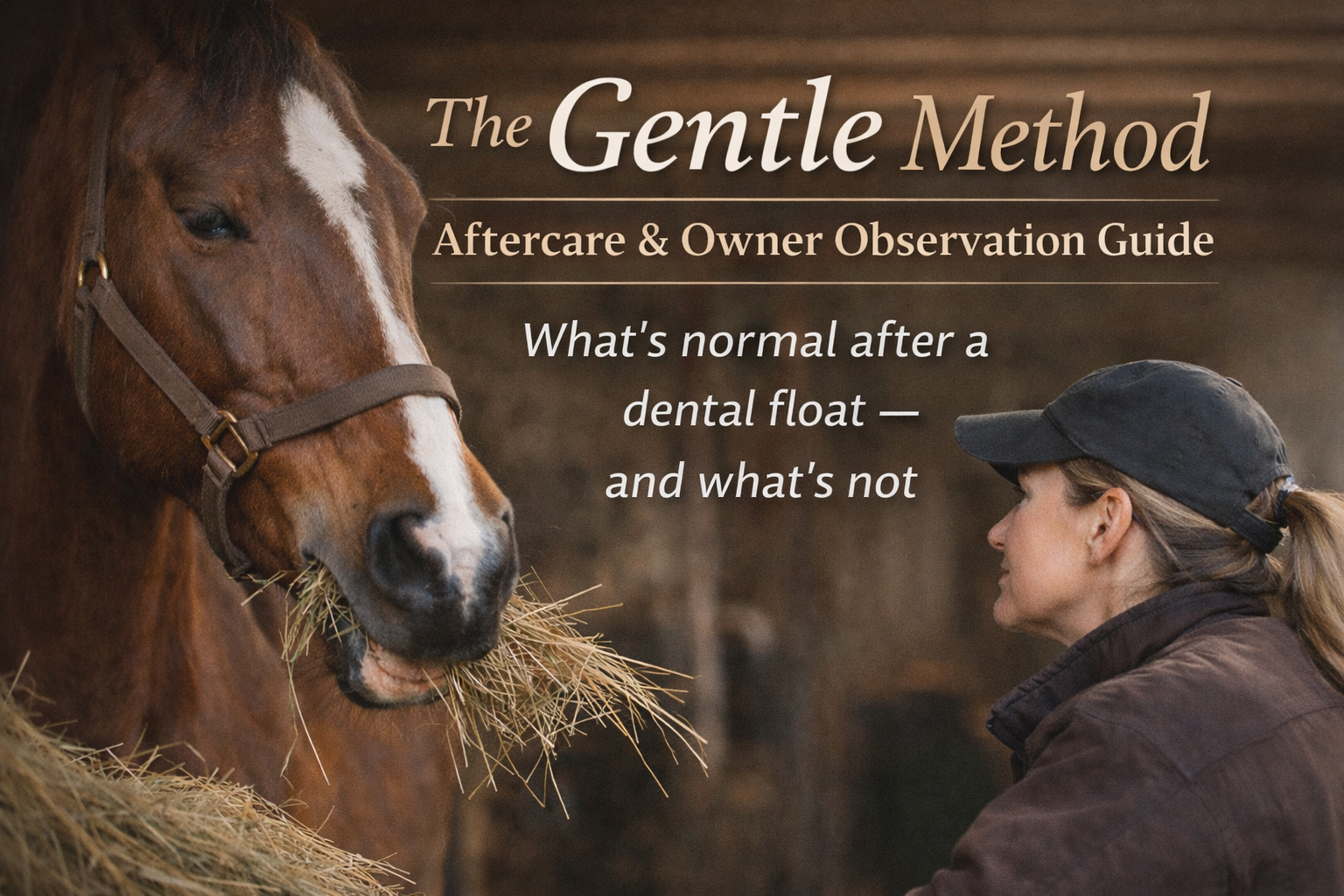 The Gentle Method Aftercare & Owner Observation Guide