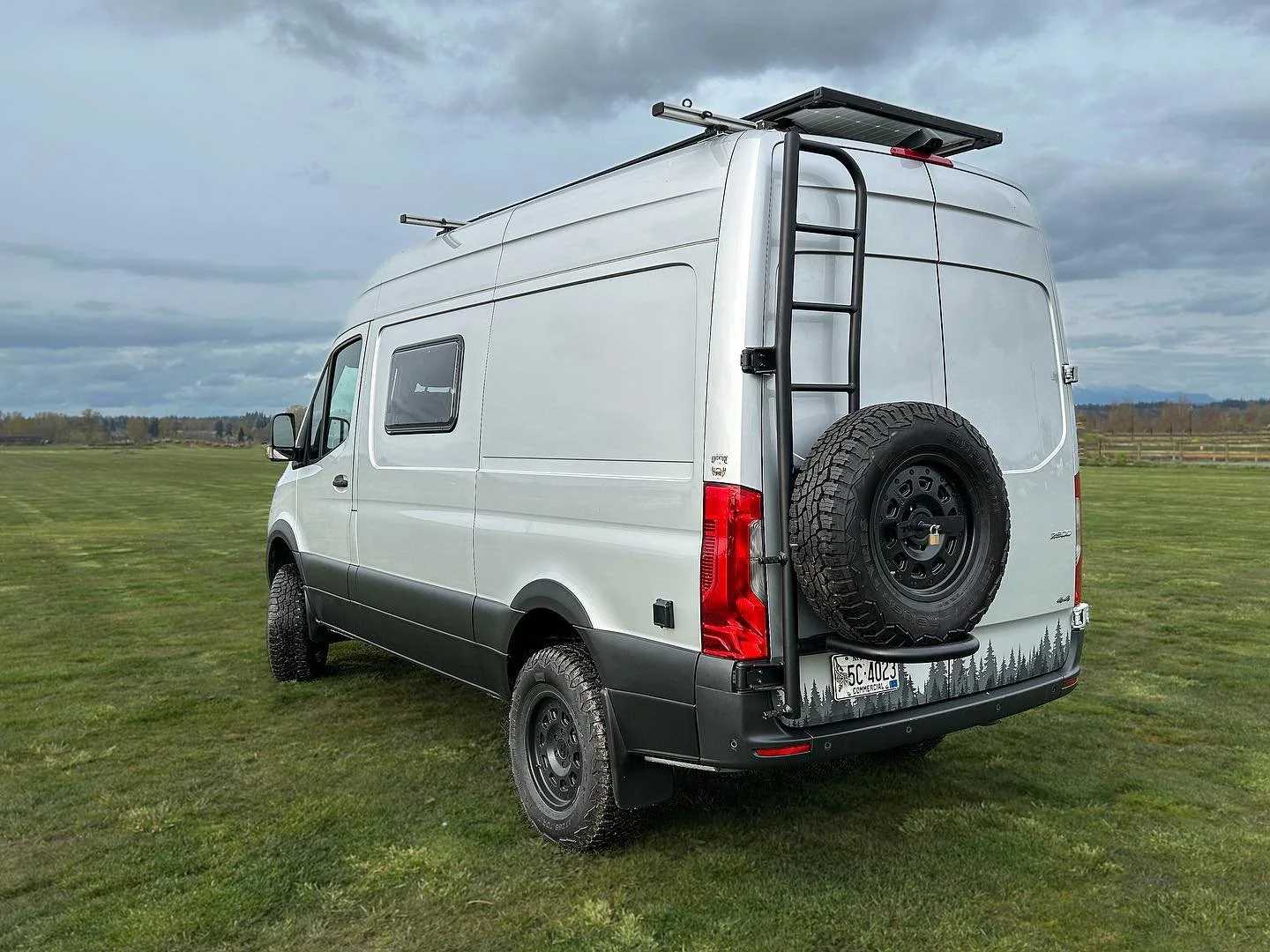 EcoVan.org presents 🌲'The Silver Forest'🌲an eco-friendly custom camper van built on a 2019 Mercedes Sprinter 2500 144wb 4x4 high roof van. 

This new build includes a professionally designed, fully heated, 5,120wh Battleborn and Victron 3-way elect