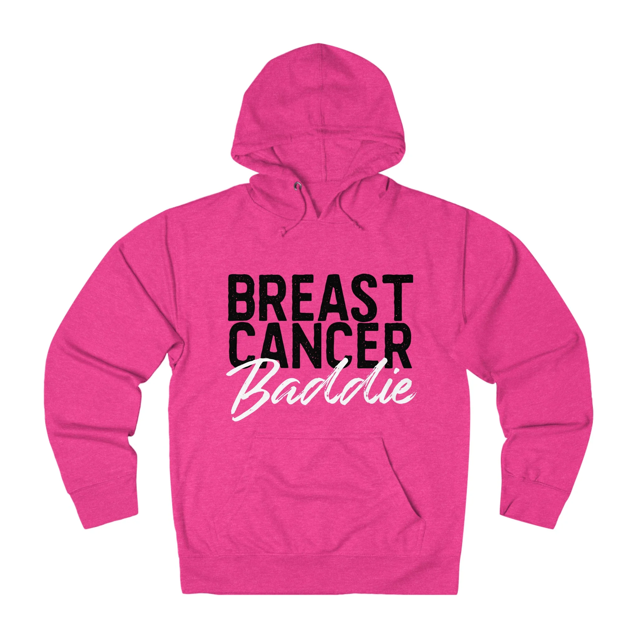 Hoodie - Breast Cancer Baddie- Hot Pink.jpg