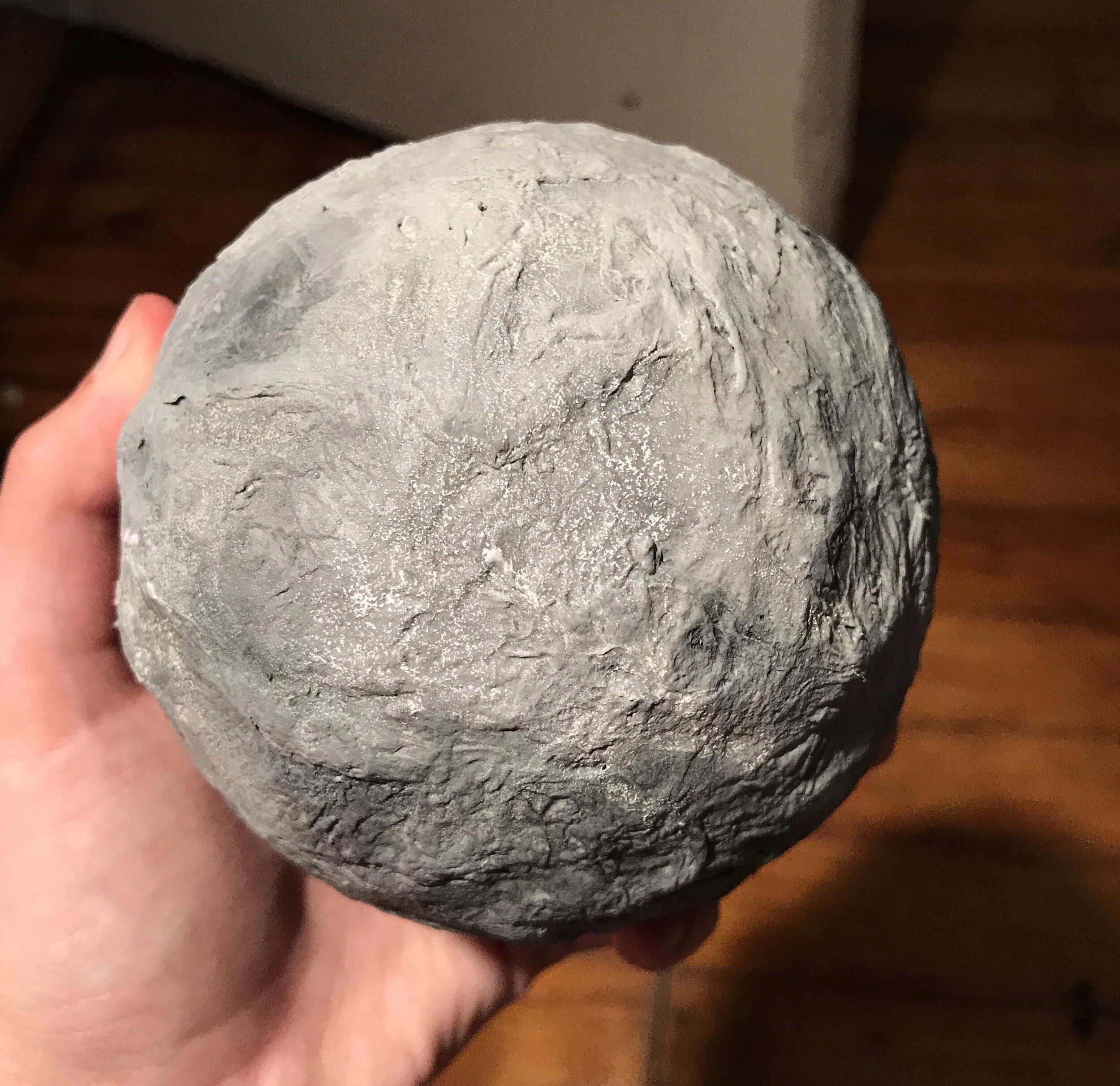  Miniature moon for a short film about interface theory 