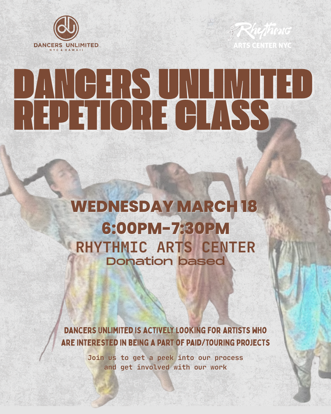 DU Repertoire Class - Community Classes