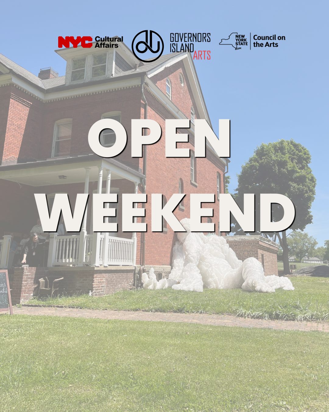 Governors Island Residency OPEN WEEKEND