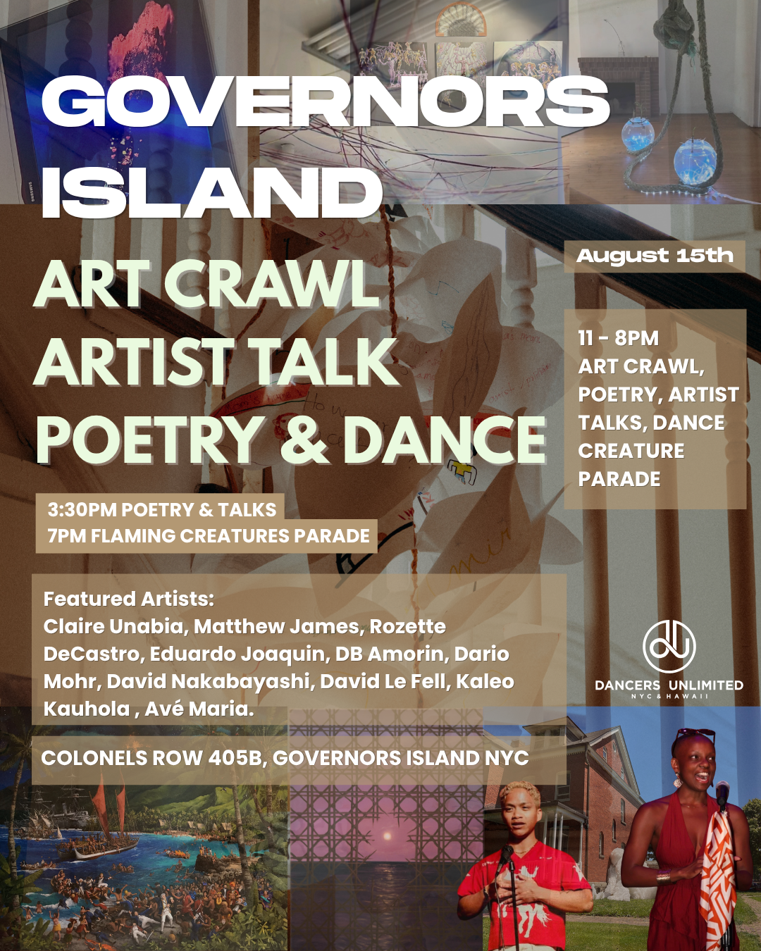 Governors Island Residency OPEN WEEKEND
