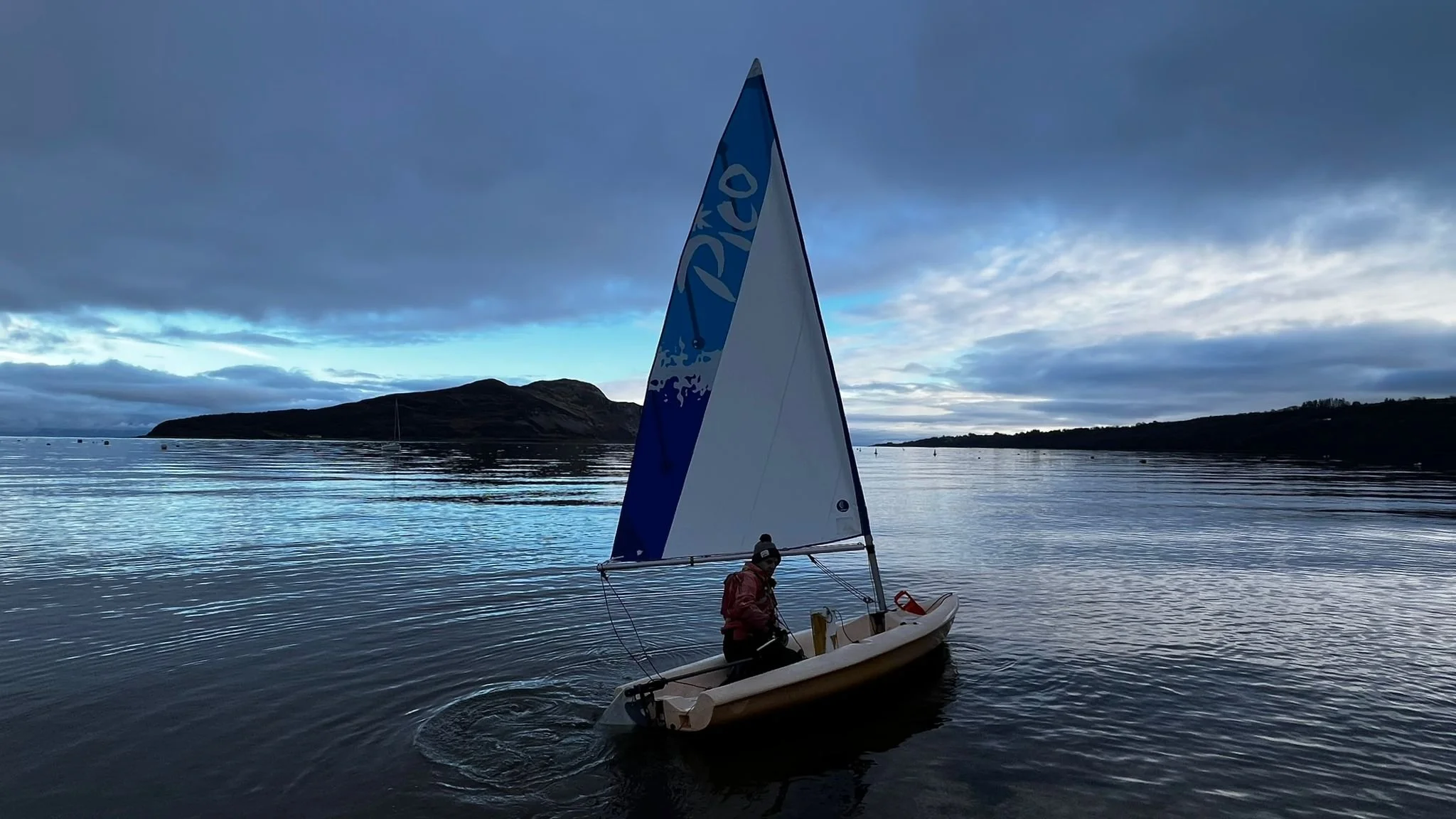 Sailing Through Winter on Lamlash Bay