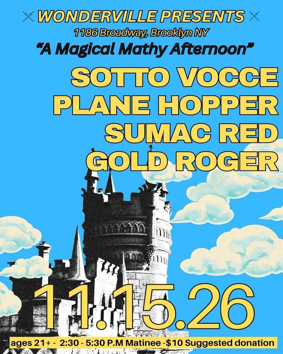A Magical Mathy Afternoon Flyer