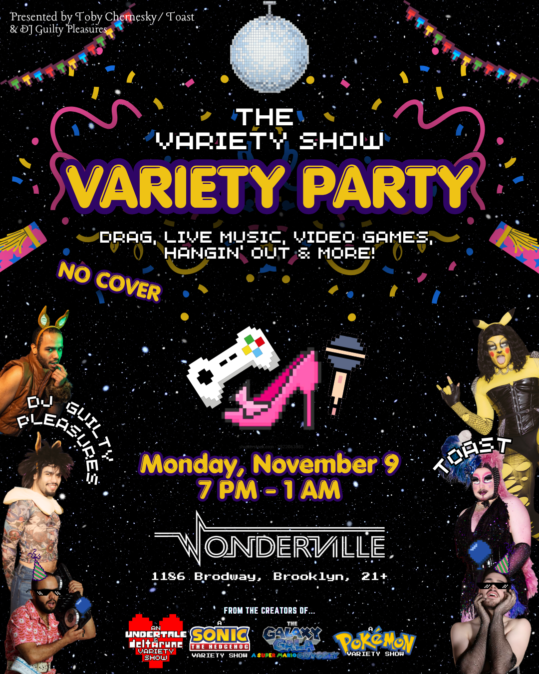 The Variety Show Variety Party! Flyer