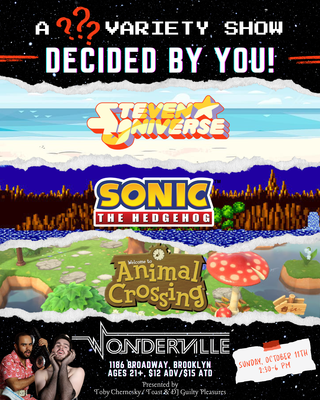 A ??? Variety Show: Decided by You! Flyer