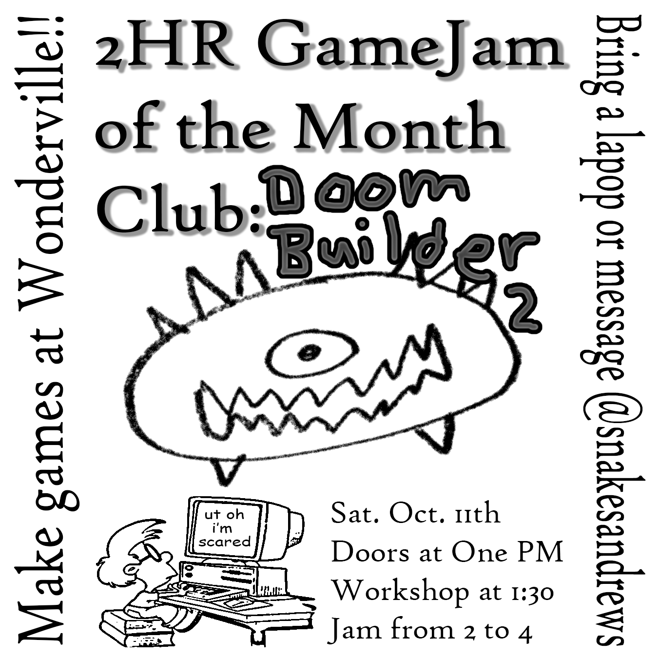 Monthly 2 Hr GameJam Club: Doom Builder 2