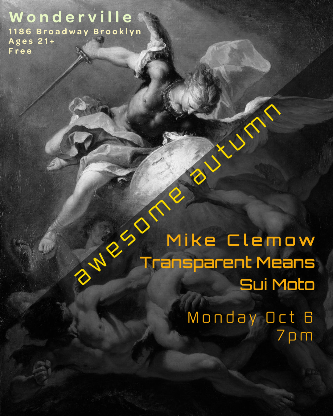 Awesome Autumn: Michael Clemow, Transparent Means, Sui Moto