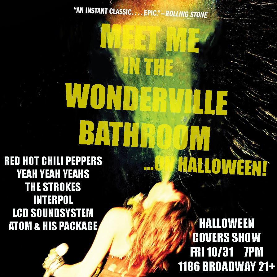 Meet Me in the Wonderville Bathroom.....on Halloween