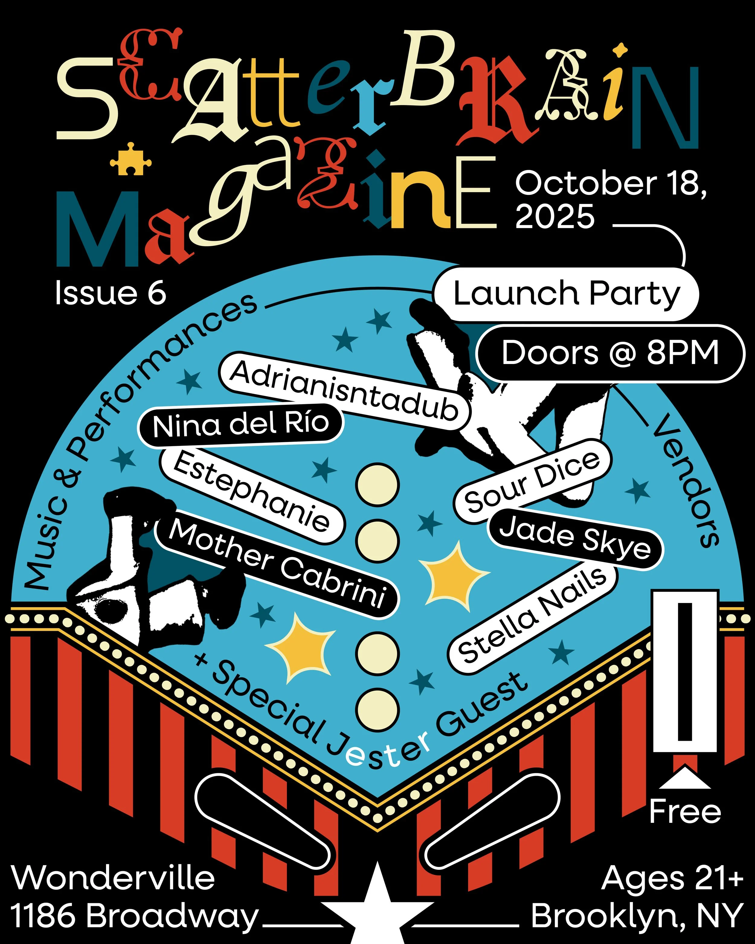 Scatterbrain Magazine Issue 6 Launch Party