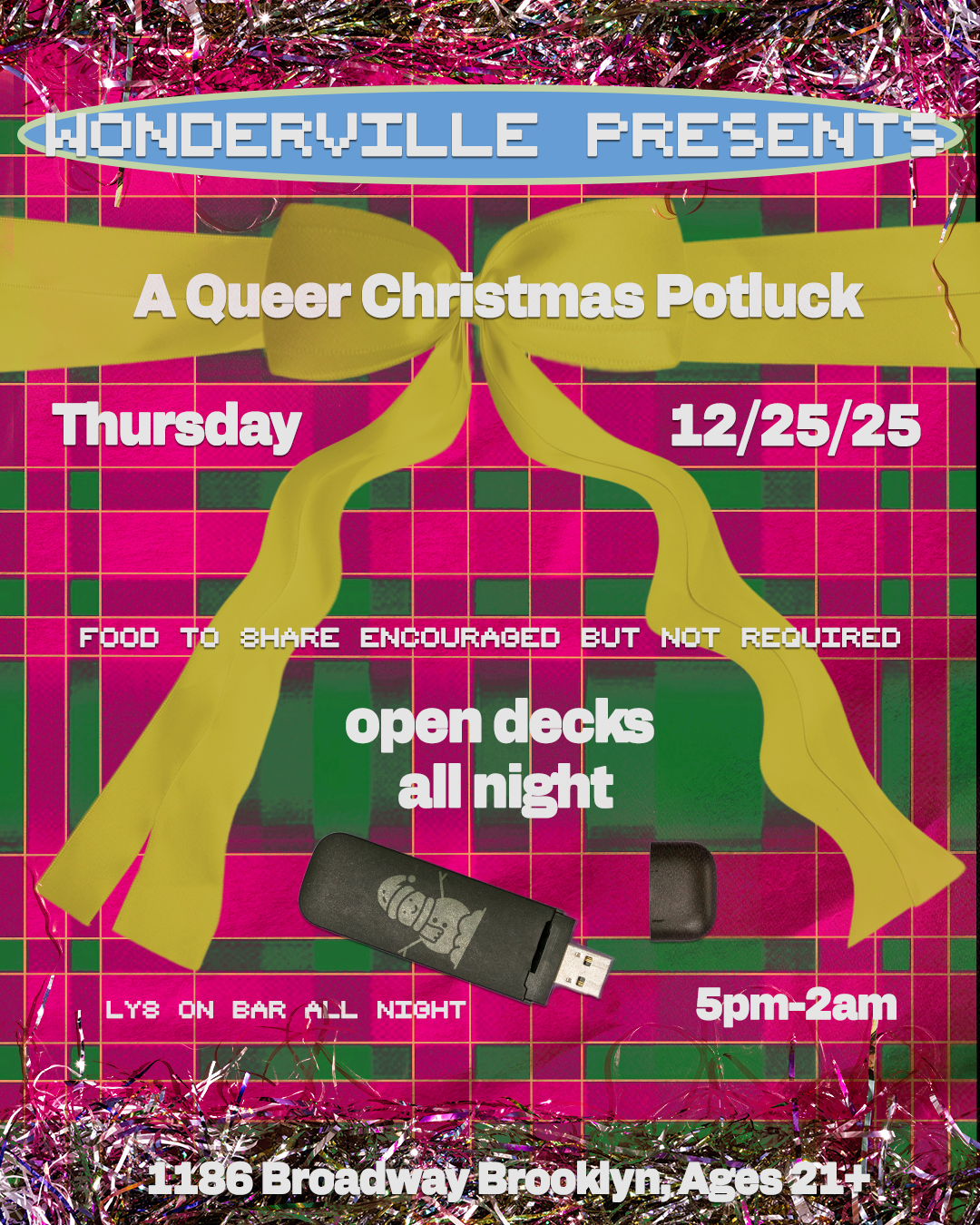 Wonderville Presents: A Queer Christmas Potluck