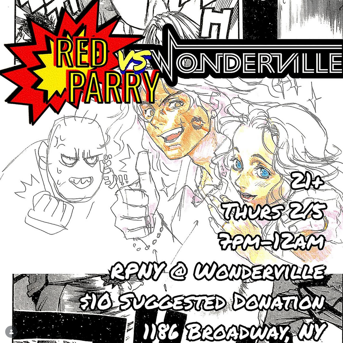Red Parry NYC vs. Wonderville