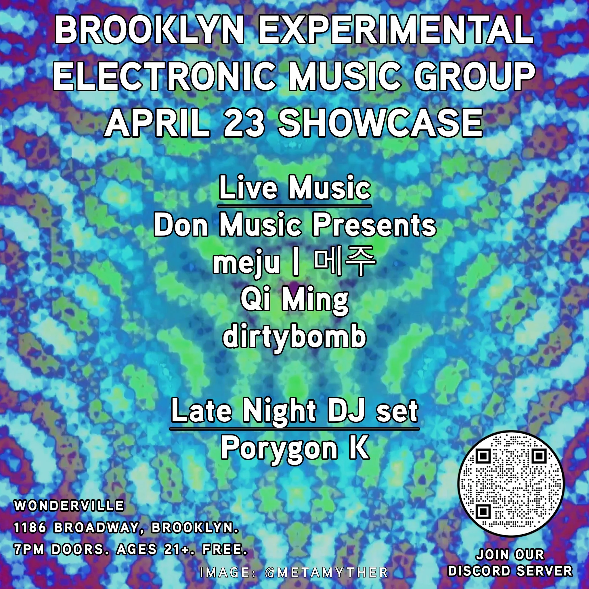 Brooklyn Experimental Electronic Music April Artist Showcase