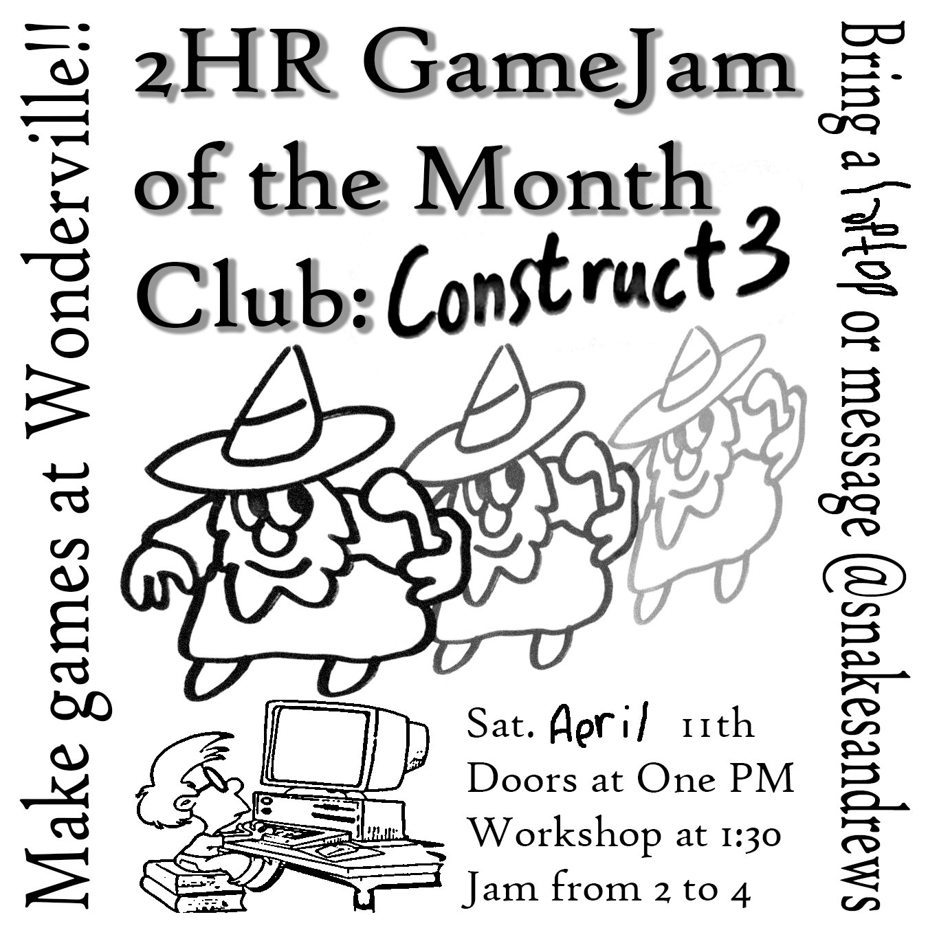 Monthly 2 Hr GameJam Club: RPG Maker Construct 3