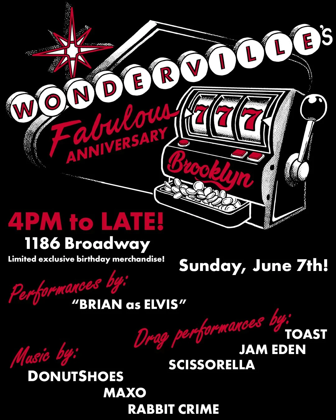 Wonderville's 7th Birthday