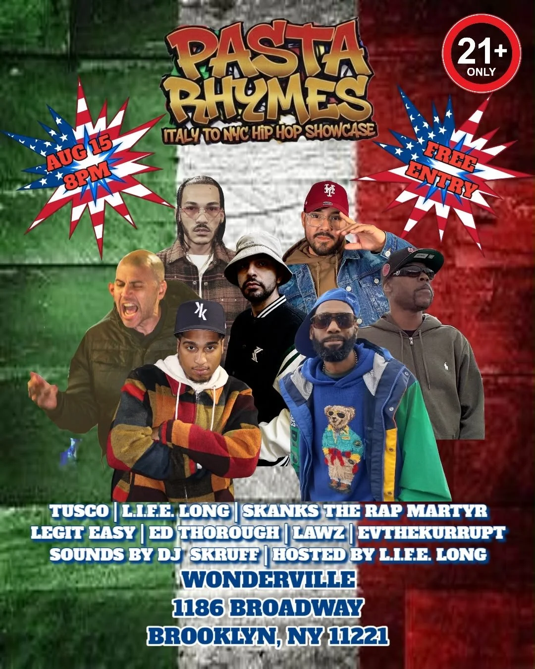 Pasta Rhymes - Italy to NY Hip Hop Showcase