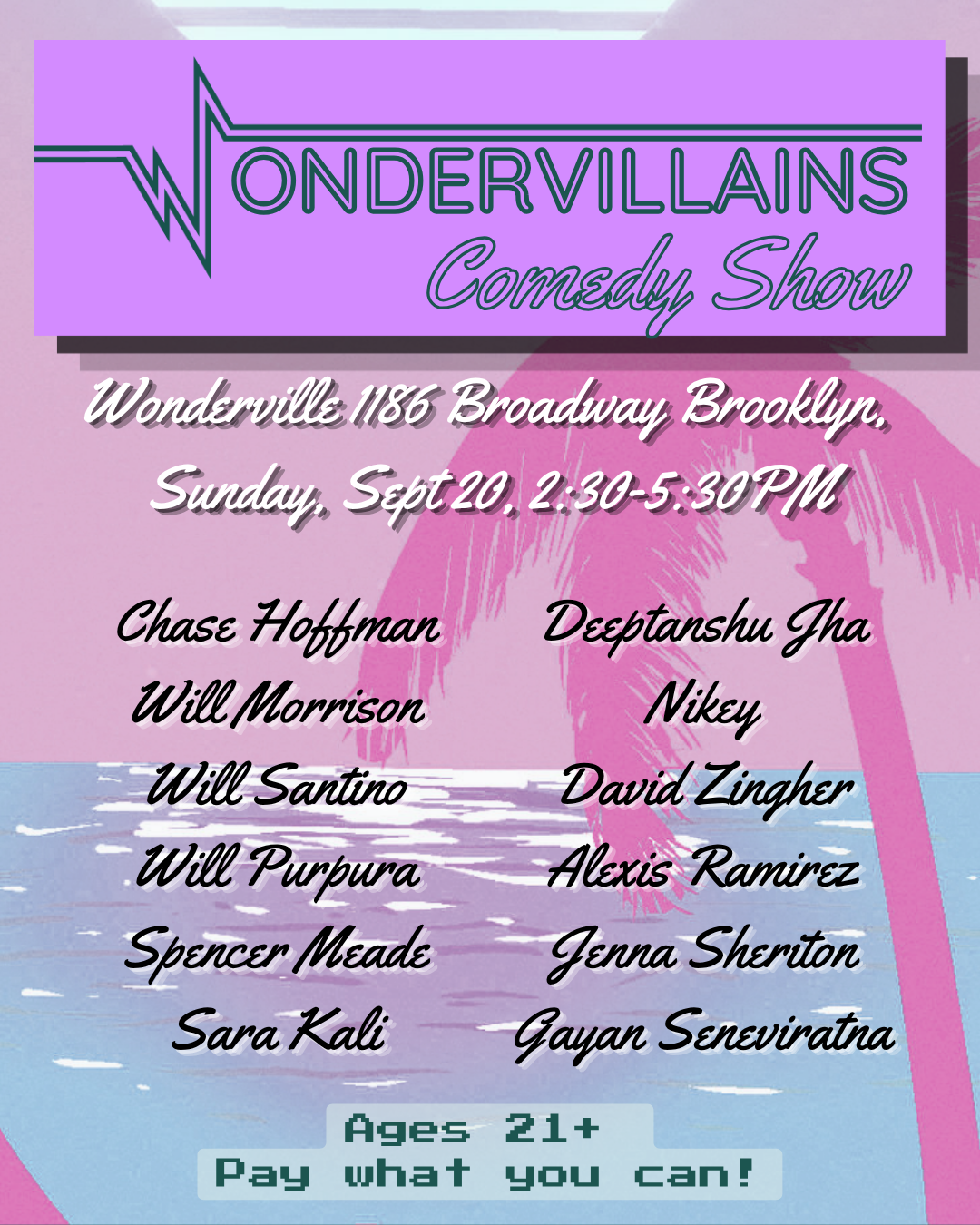 Wondervillains Comedy Show