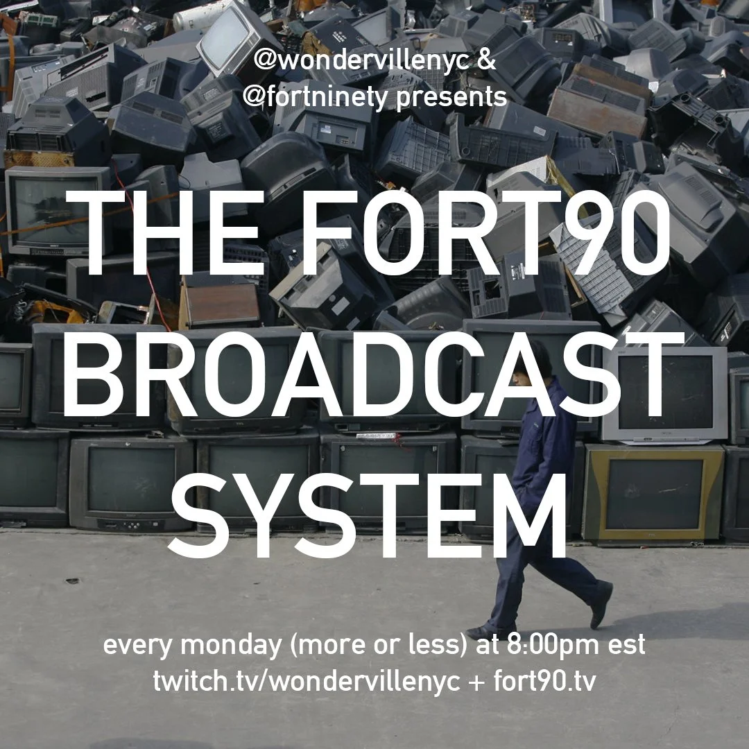 the FORT90 BROADCAST SYSTEM presents: FORT90 TV Flyer
