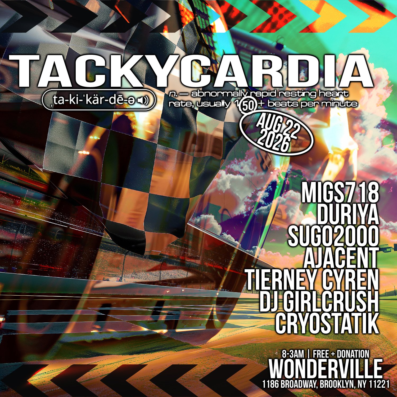 Tackycardia 028 Flyer
