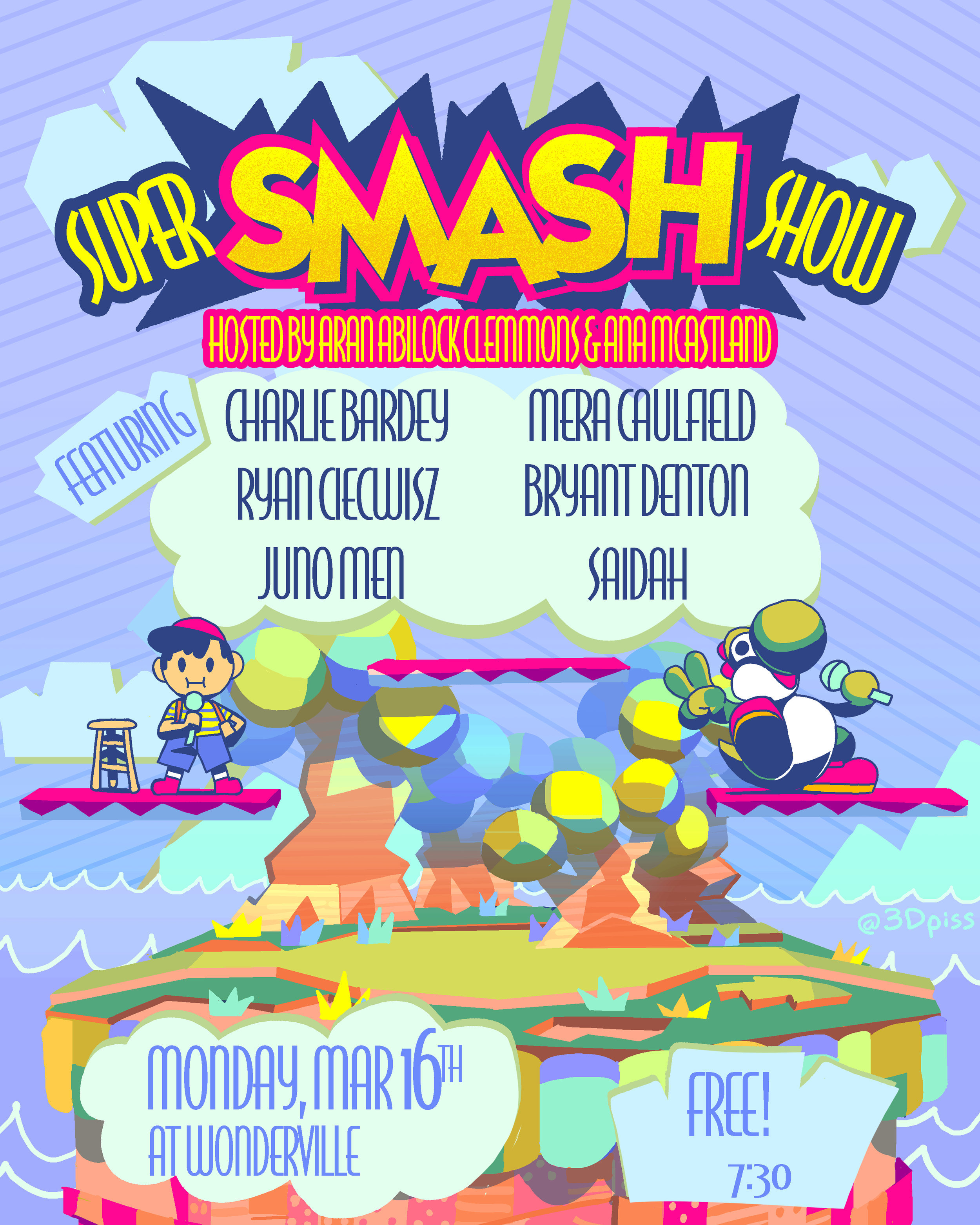 Super Smash Show Flyer