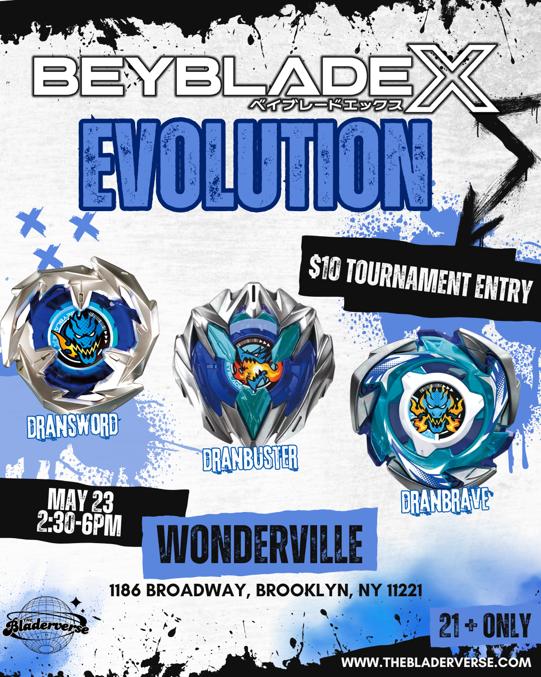 BEYBLADE X Tournament: EVOLUTION Flyer