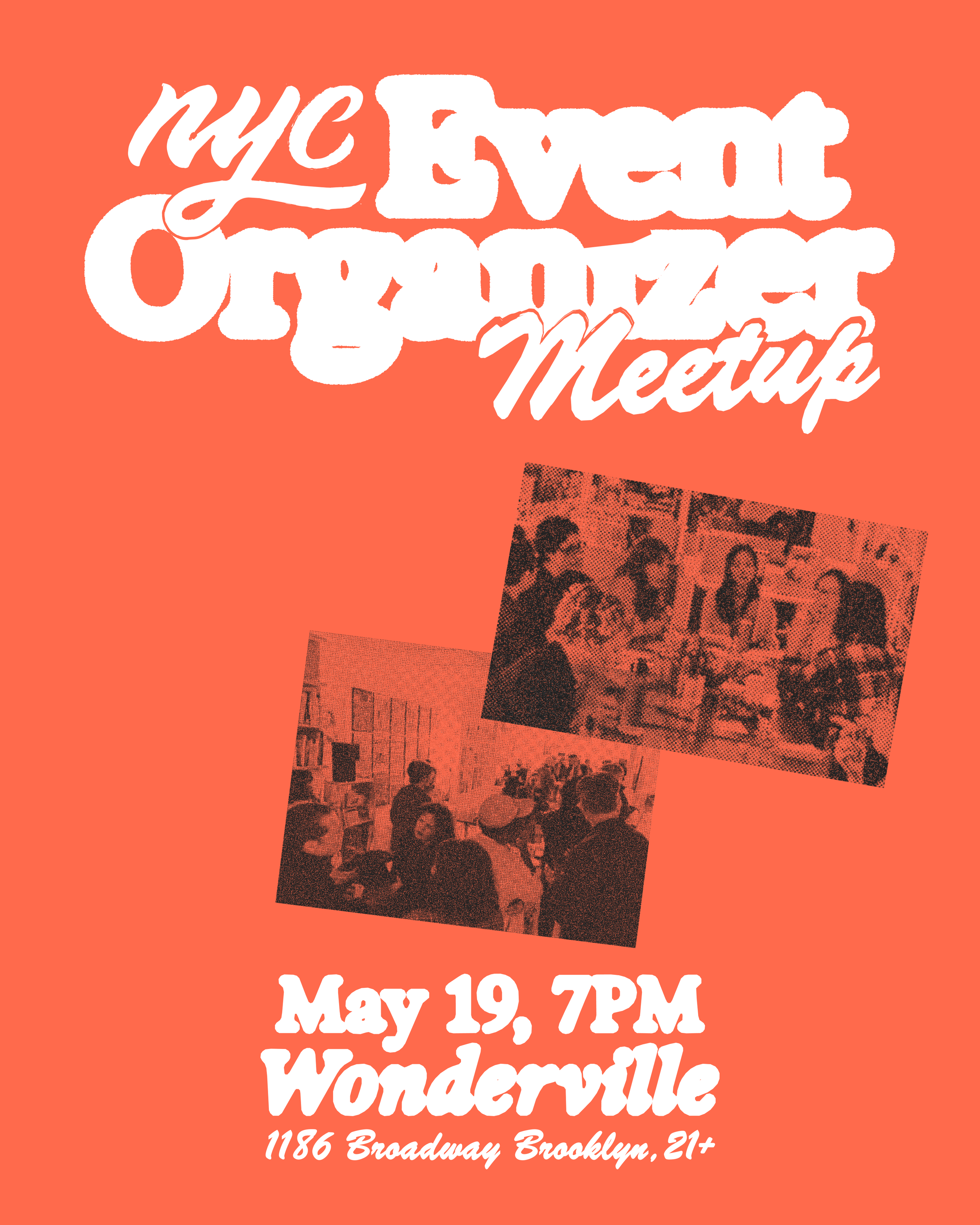 May NYC Event Organizer Meetup Flyer