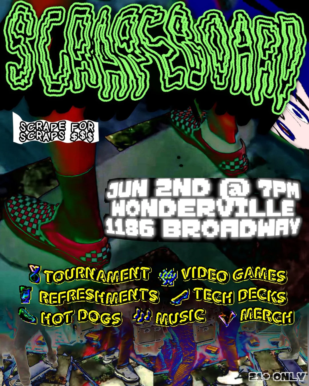 Play Scrapeboard! Flyer