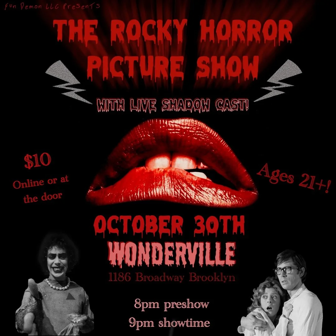 Rocky Horror Picture Show with Shadow Cast Flyer