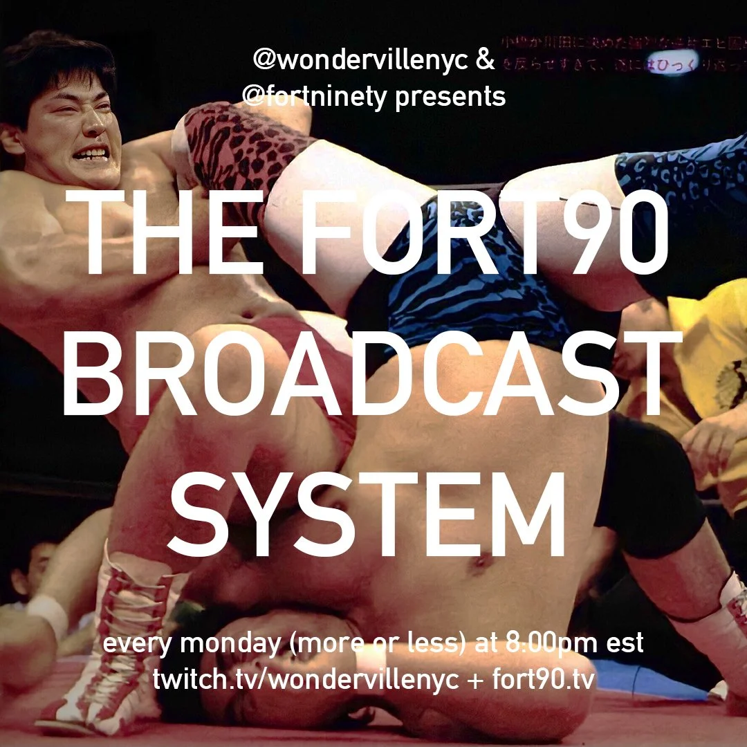 the FORT90 BROADCAST SYSTEM presents: FORT90 TV Flyer