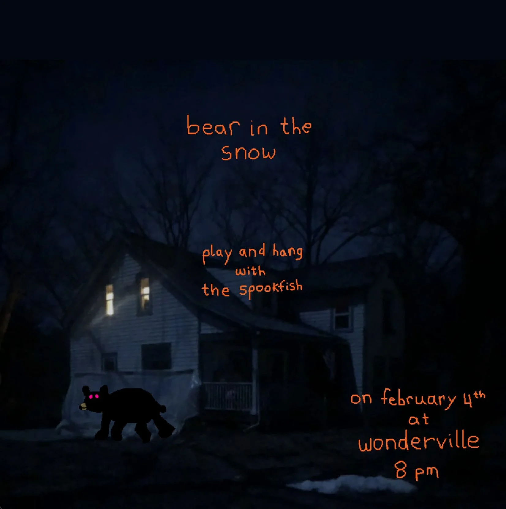 Bear in the Snow Play and Hang Flyer