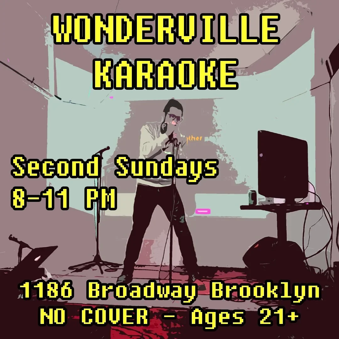 Wonderville Karaoke Flyer