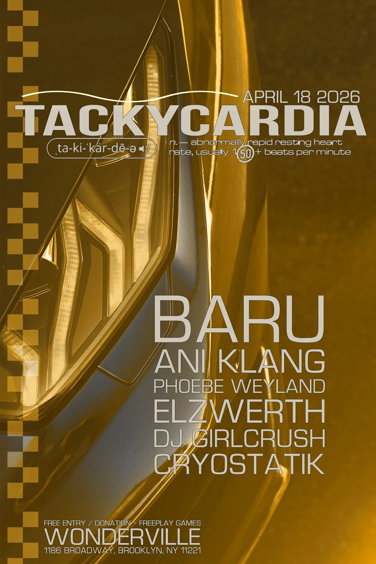 Tackycardia: 027 Flyer