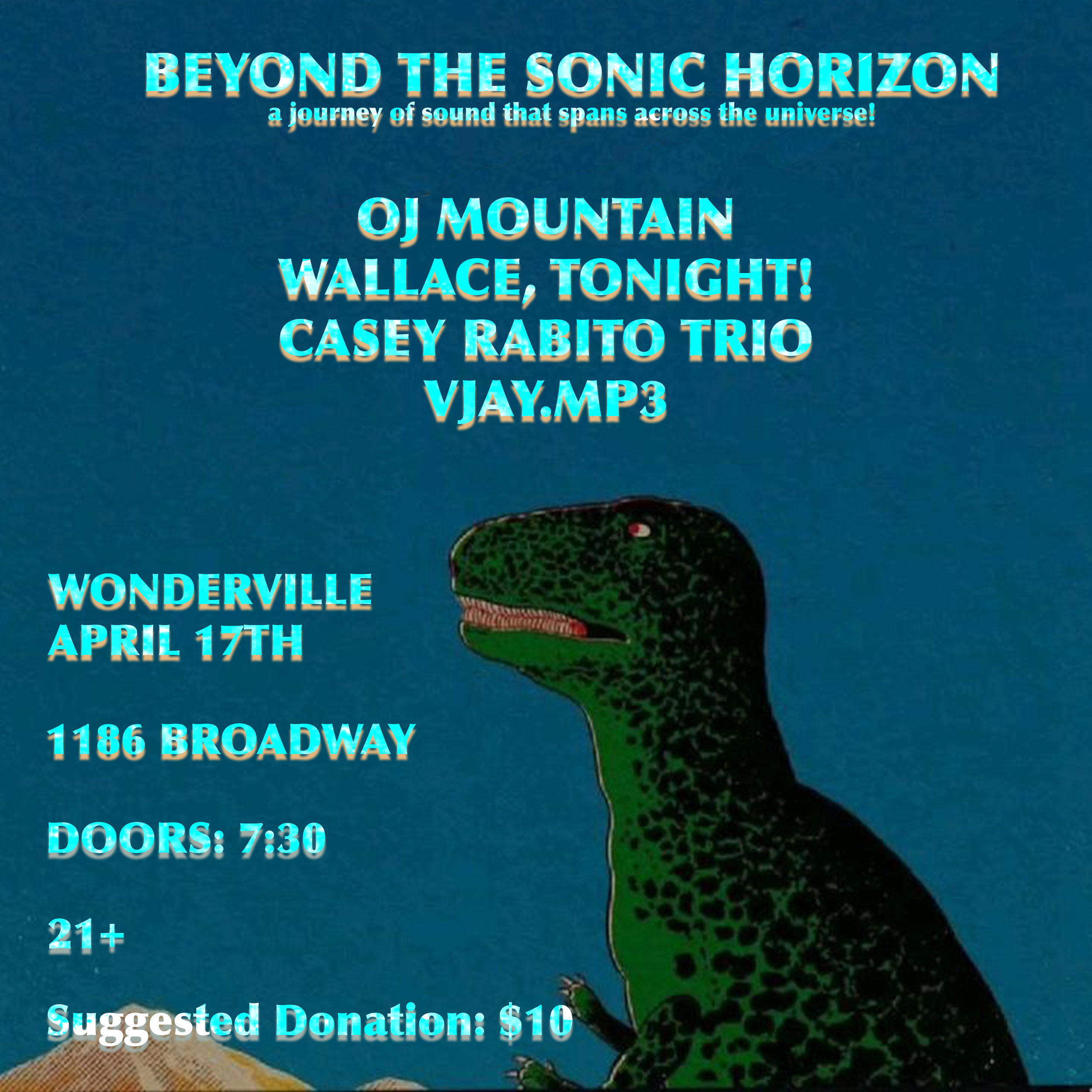 Beyond The Sonic Horizon Flyer