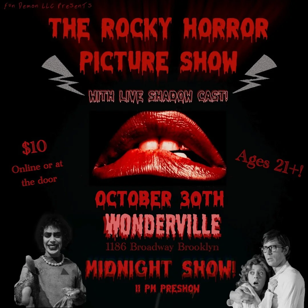 Rocky Horror Picture Show with Shadow Cast Flyer