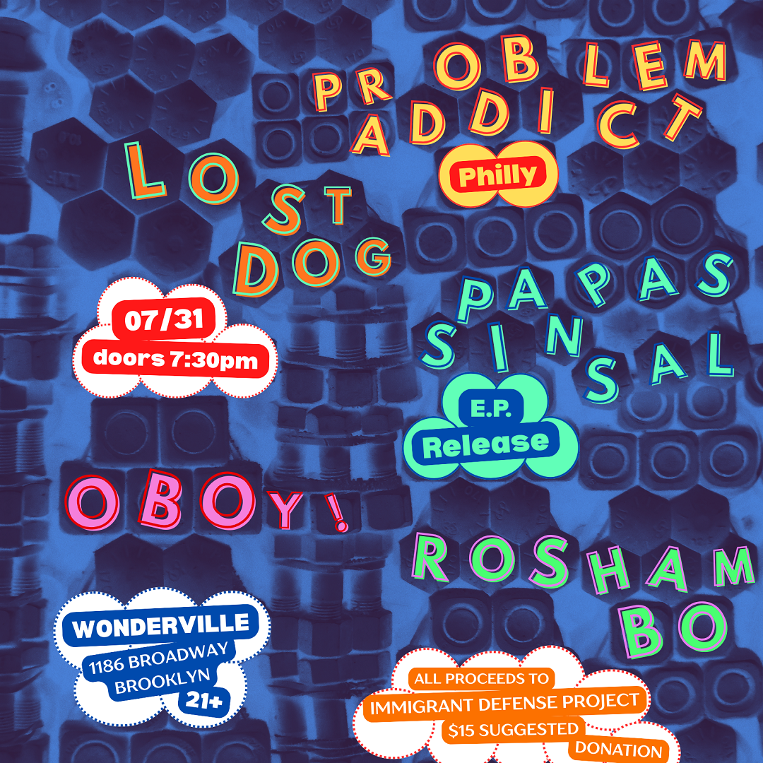 Problem Addict / Papas Sin Sal / OBOY! / Lost Dog / Roshambo Flyer