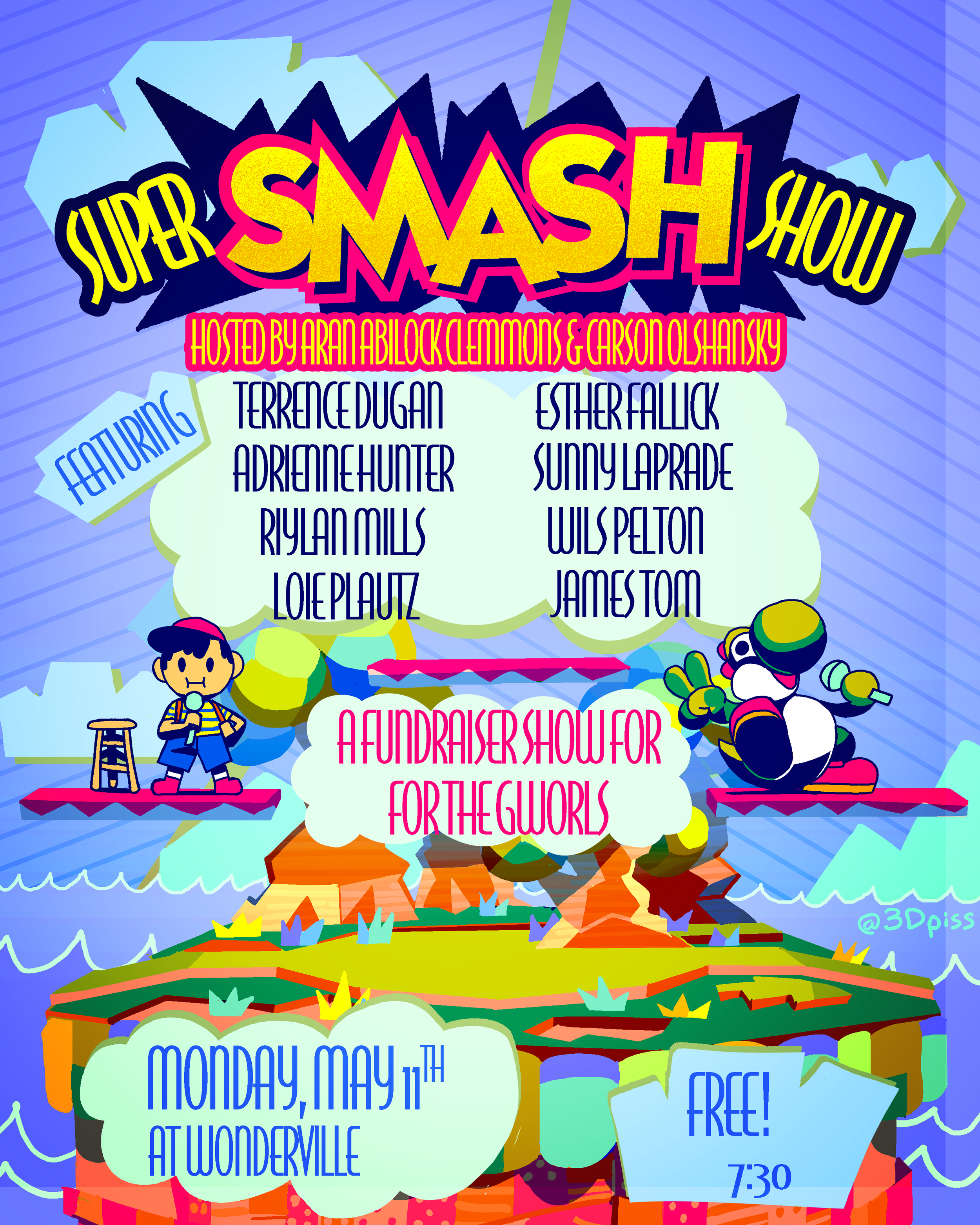 Super Smash Show Flyer
