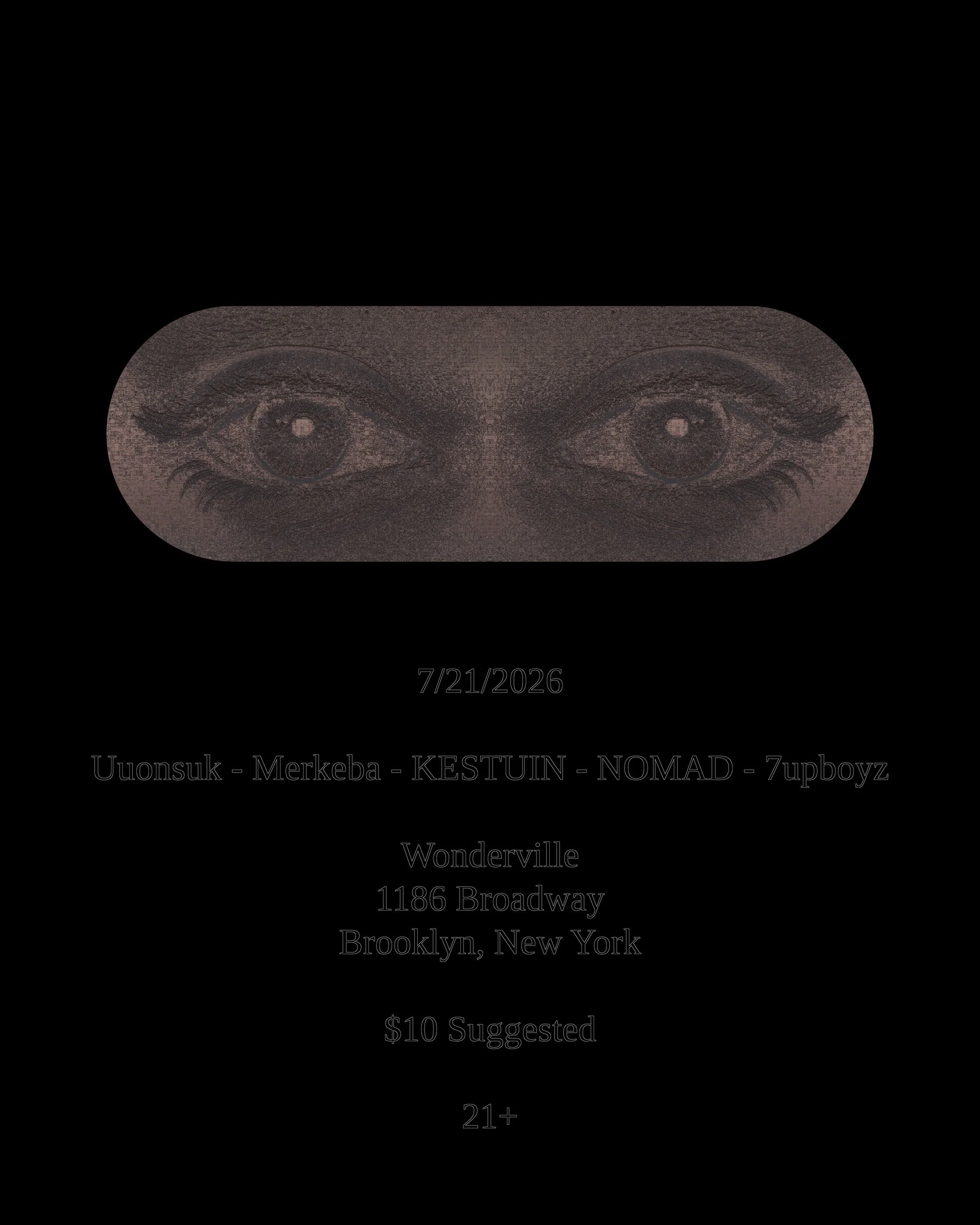I love my friends tour 2026 Flyer